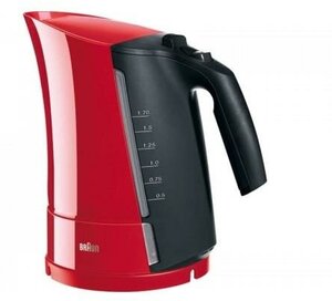 Чайник электрический BRAUN WK300RED,1,7 л , красный