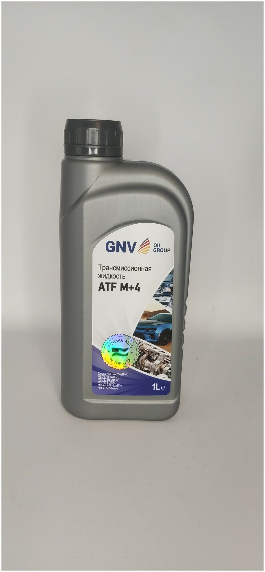 Жидкость трансмиссионная GNV ATF M +4 (кан. 1 л)