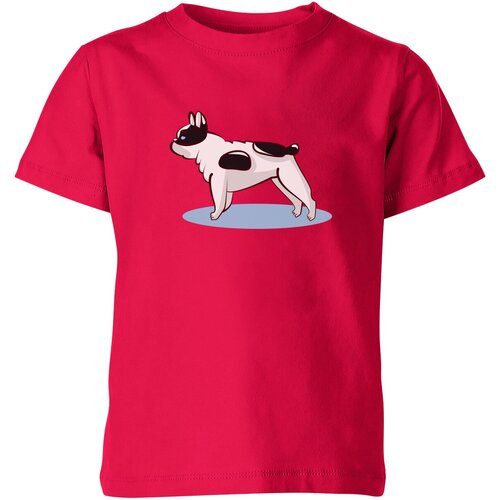 Футболка Us Basic, размер 4, розовый детская футболка собака бульдог 152 белый