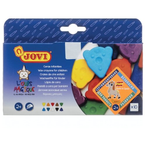 фото Jovi восковые мелки фигурные