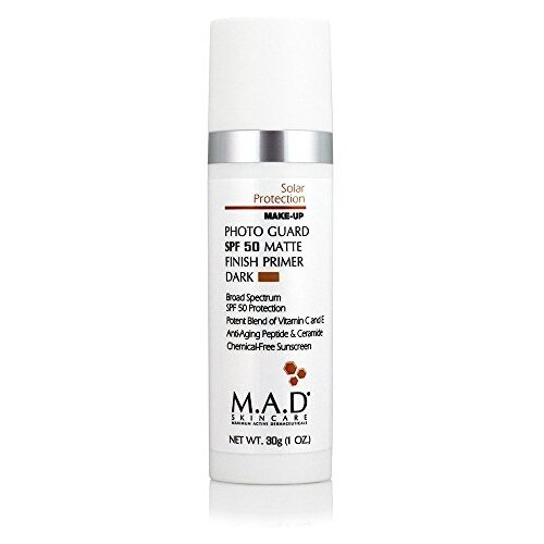 M.A.D Skincare Матирующий крем-праймер Photo Guard SPF 50 Matte Finish Primer, 30 мл, dark