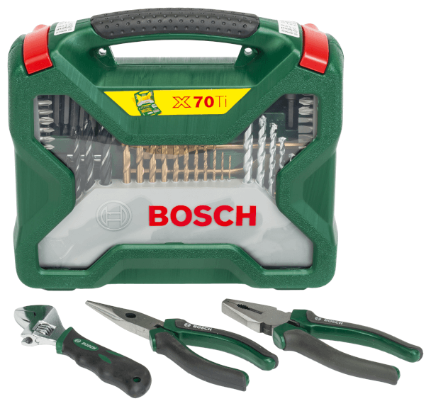 Набор принадлежностей + набор плоскогубцев Bosch X-Line 70Ti Bosch 2.607.017.197