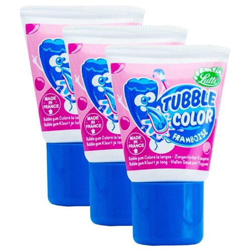 фото Жевательная резинка lutti tubble gum color (франция), 35 г (3 шт)