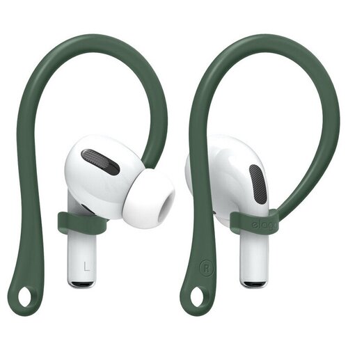 Крепления Elago EarHook для AirPods (все модели) Тёмно-зелёные (Midnight Green)