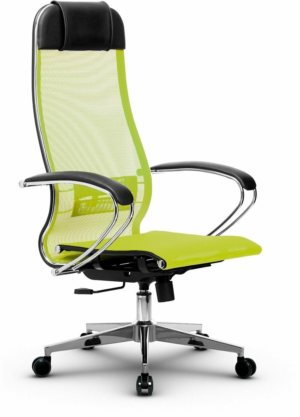 Компьютерное кресло МЕТТА-4(MPRU)/подл.131/осн.004 лайм/лайм