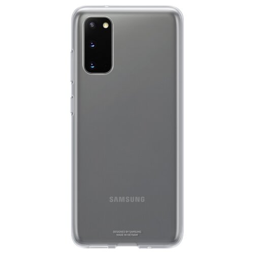 Чехол Samsung EF-QG980 для Samsung Galaxy S20, Galaxy S20 5G, прозрачный оригинал samsung ef qa710c clear cover чехол накладка для samsung galaxy a7 2016 silver серебристый