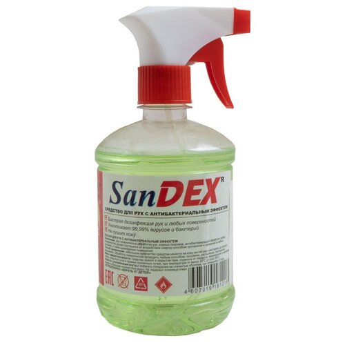 Средство для рук SanDex 0,5л ТР (пэт/т)