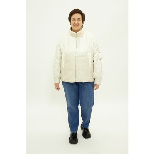 фото Куртка , размер 56, белый 365 clothes