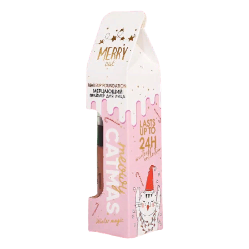 Купить Beauty Fox праймер-фиксатор для макияжа Meowy Catmas, 60 мл, светло-розовый