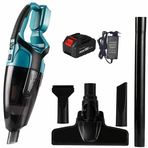 Мощный портативный беспроводной пылесос для уборки Heimerdinger с одной батареей 18 В 40 Ач 616000₽