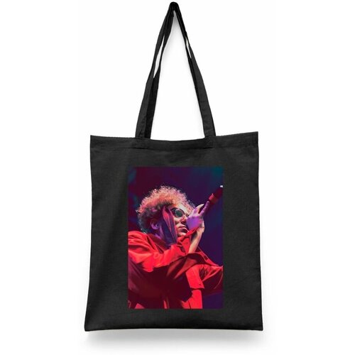 фото Сумка-шоппер унисекс каждому своё "полматери/рок-группа" черная