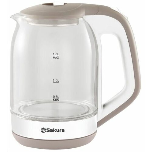 Чайник SAKURA SA-2736WG 18л стекл корпус точечная подсветка 147400₽