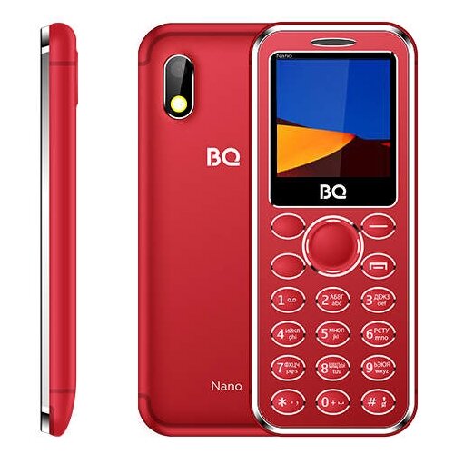 BQ 1411 Nano, 2 SIM, красный мобильный телефон bq mobile bq 1411 nano red