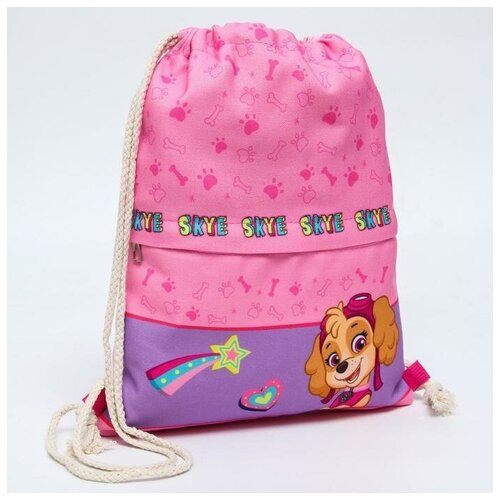 Мешок для обуви с карманом 28х37 см Щенячий патруль 1186₽