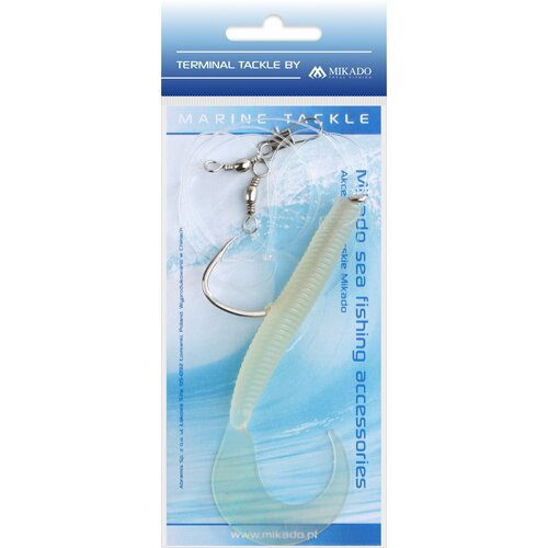 фото Морская оснастка mikado pilk d-twist rig 7.5см, крючок № 6/0 (2шт.) phospho ls-a075-7.5-08