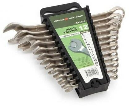Набор рожково-накидных ключей (12 предметов) дело техники Дело Техники 511120