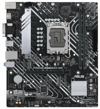 Материнская плата ASUS PRIME B660M-K D4, LGA 1700, Intel B660, mATX, Ret