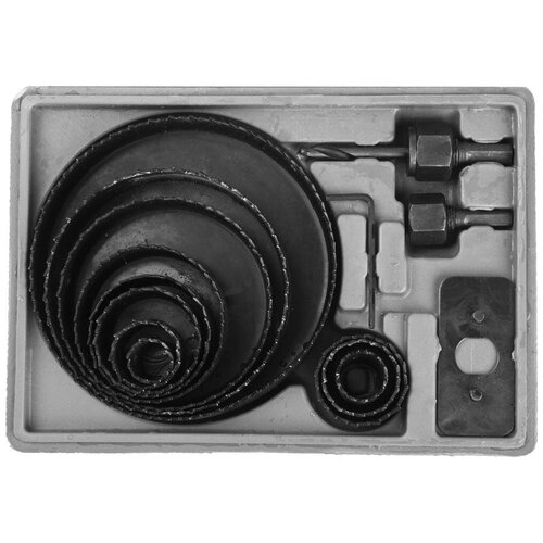 Набор коронок по дереву 19-127 мм 16 предметов 890₽