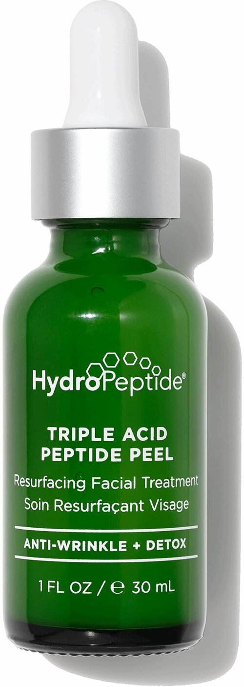 Hydropeptide Triple Acid Peptide Peel, несмываемый пилинг-уход для комплексного омоложения и защиты клеток кожи, 30 мл