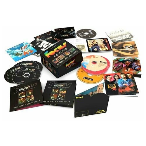 FOCUS 50 Years: Anthology 1970-1976, 9CD+2DVD (Reissue, Remastered, Box Set)