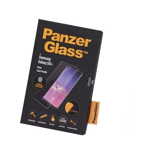 Защитное стекло PanzerGlass Case Friendly для Galaxy S10+, чёрный