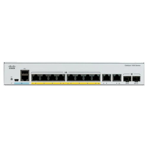 Коммутатор Cisco Catalyst C1000-8T-2G-L