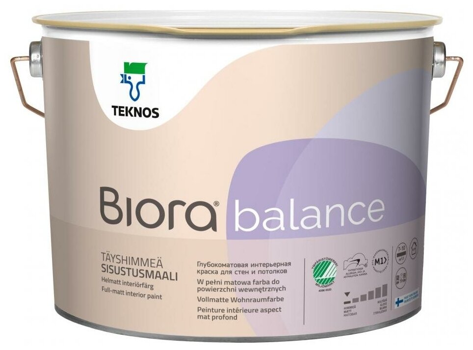 Краска акриловая TEKNOS Biora Balance матовая