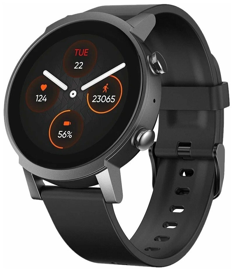 Умные часы Mobvoi Ticwatch E3 black черного цвета