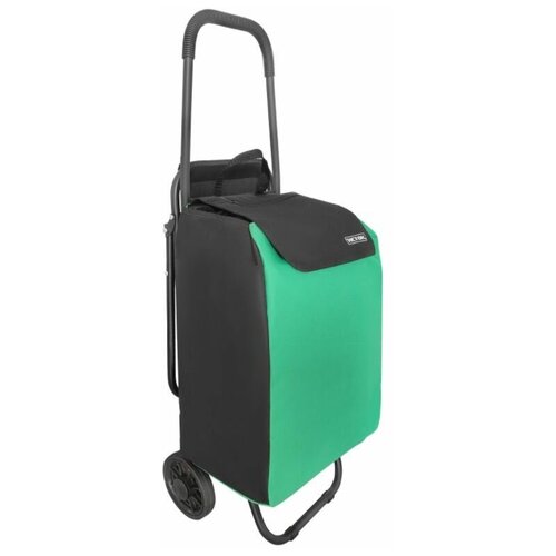 Сумка-тележка Исток, 45 л, 36х95х27 см, черный, зеленый сумка тележка исток 45 л 36х95х27 см опорные ножки зеленый черный