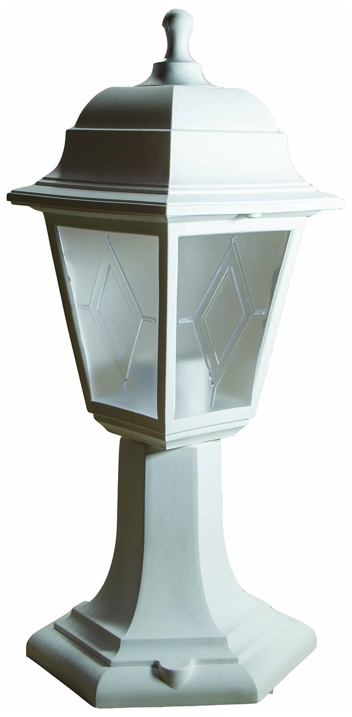 Светильник уличный Е27 архитектурный на столб белый UUL-A01F 60W/E27 IP44 WHITE Uniel, арт. UL-00009487