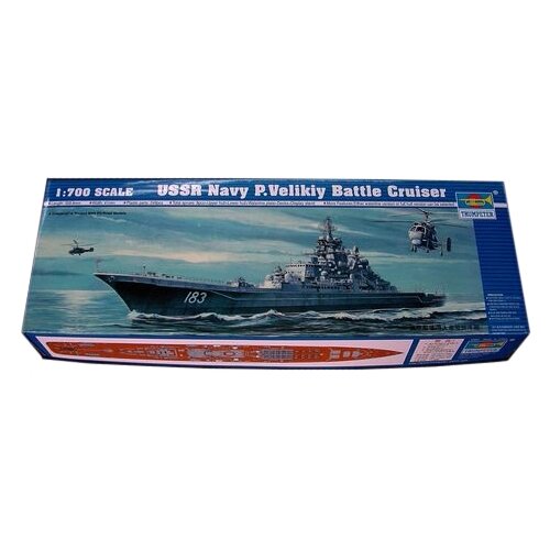 Сборная модель Trumpeter USSR Navy P.Velikiy Battle Cruiser (05710) 1:700 сборная модель trumpeter french battleship richelieu 1943 05750 1 700