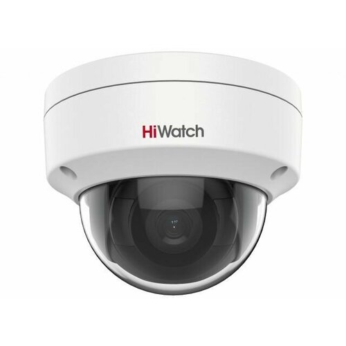 IP камера видеонаблюдения HiWatch DS-I202E 28мм уличная 2Мп купольная IP-видеокамера с EXIR-подсветкой до 30м 6690₽