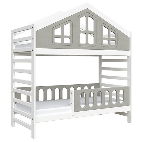 фото Двухъярусная кровать детская domus mia