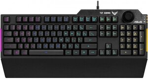 Клавиатура Asus TUF Gaming K1 черная (90MP01X0-BKRA00)