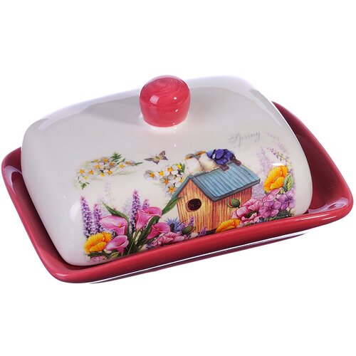 Масленка 17х12,5х8,3см. керамика