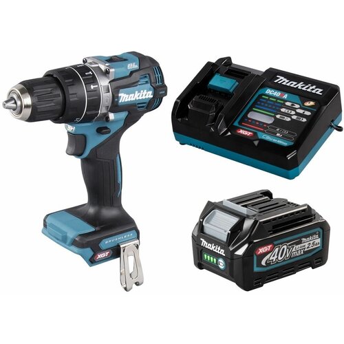 Дрель-шуруповерт аккумуляторная 65Нм XGT 40В акк 25Ач зу Makita HP002GD101 4472000₽
