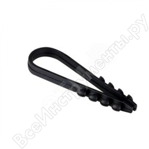 EKF дюбель-хомут нейлон черный d5х10мм кругл кабель длина 45мм уп100шт plc-ncc-5x10b арт 653666 217₽