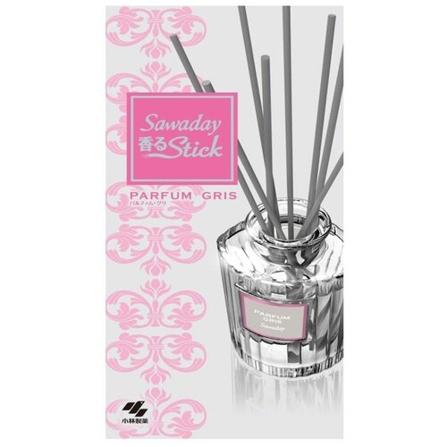 Натуральный аромадиффузор для дома KOBAYASHI Sawaday Stick Parfum Gris 70мл, 8 палочек