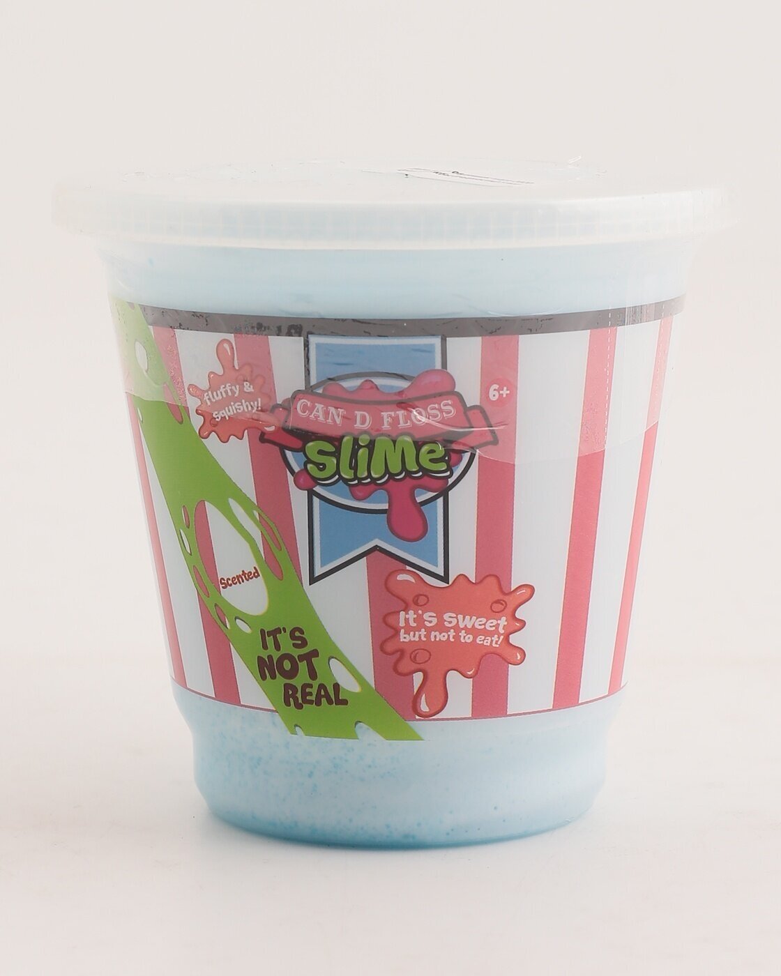 Слайм Slime "Can D Floss Slime", Сахарная вата, голубой (ST29)