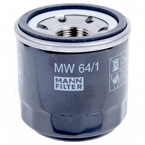 Масляный фильтр Mann-Filter MW64/1 Honda: 15010MW0000 15410MCJ000 15410MCJ003 15410MCJ505 15410MFJD01 15410MM9003