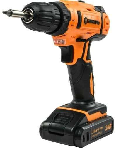 Аккумуляторная дрель-шуруповерт Вихрь ДА-20Л-2К 72/14/21