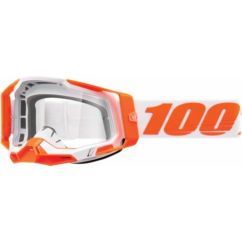 Очки 100% Racecraft 2 Goggle Orange / Clear Lens (50009-00013)