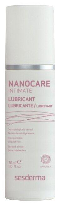 Гель SESDERMA Увлажняющий интимный NANOCARE INTIMATE LUBRICANT, 30 мл