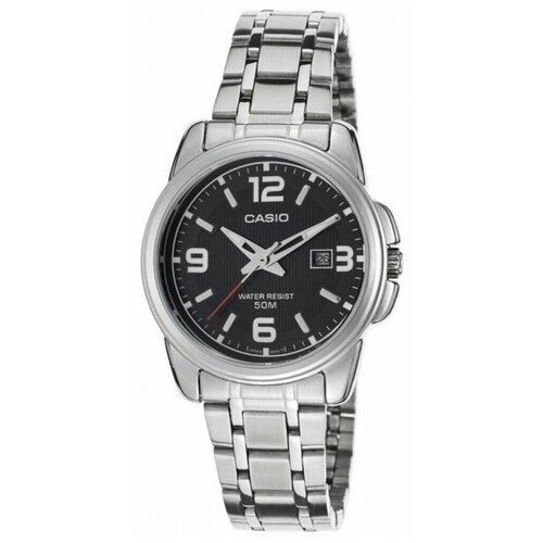 наручные часы casio ltp 1314d 1avdf черный серебряный Наручные часы CASIO Collection Women LTP-1314D-1A, серебряный, черный