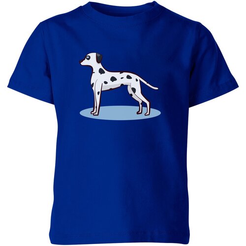 Футболка Us Basic, размер 4, синий детская футболка собака далматинец 152 белый