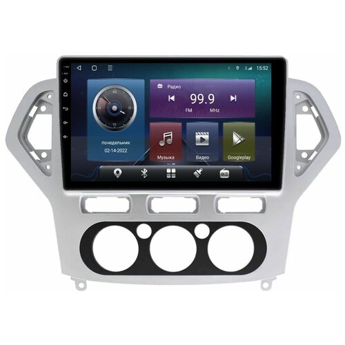 Магнитола CRS-300 Форд Мондео 4 Ford Mondeo IV 2007-2010 - Android 12 - 8 ядер - Carplay - IPS - DSP 36 полос - 4G(Sim)