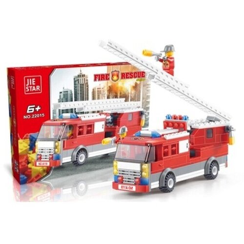 3д конструктор для мальчиков пожарная машина игрушка