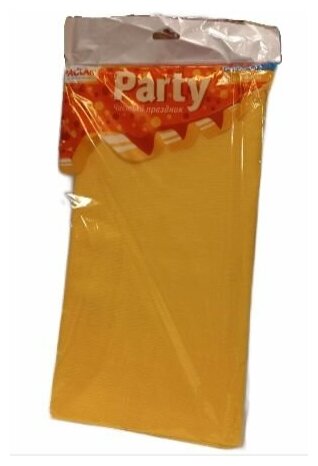 Скатерть Paclan Party 120x160 см. Цвет желтый