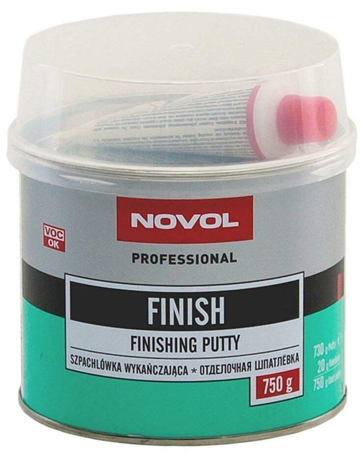 NOVOL Finish Putty Шпатлевка отделочная 0,75 кг.