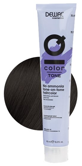 Dewal Cosmetics Краситель полуперманентный IQ COLOR TONE, 4.10 Ash brunette